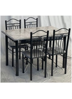 5-Piece Dining Table Set With 4 Chairs 120*75 CM - pzsku/ZCFB263640C1DBA501080Z/45/_/1716536759/caae671f-9b5b-48fd-8712-1730bc17f3bd