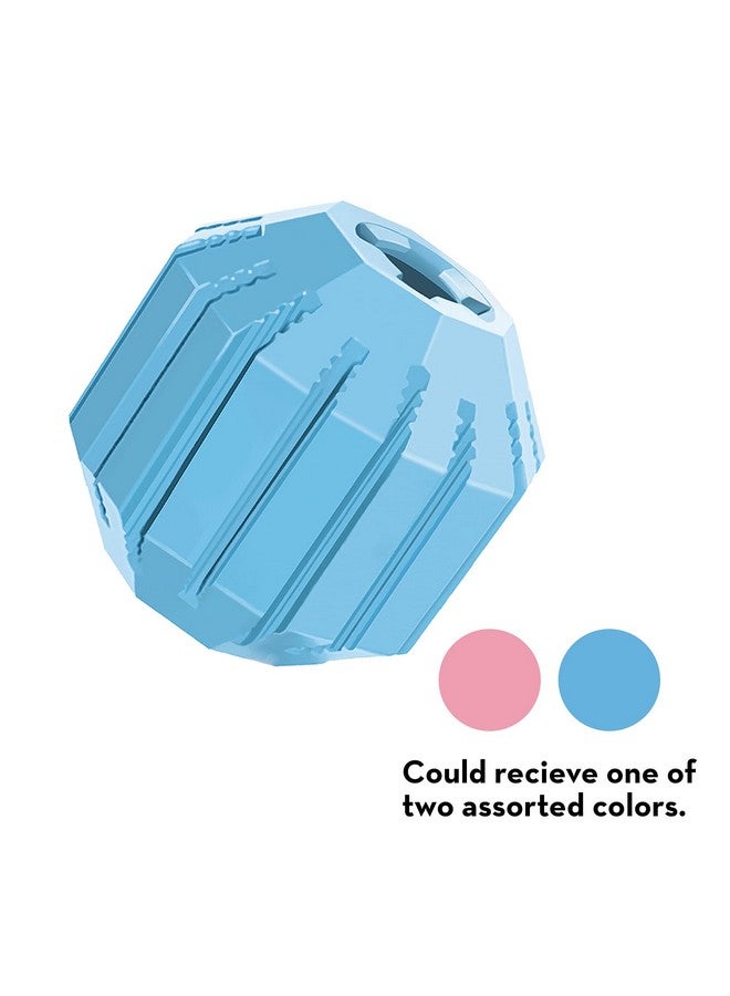 كونج كرة نشاط للجراء - لعبة كلاب من المطاط الطبيعي الناعم والمتين - لعبة مضغ للجراء التي تعاني من التسنين - تخفف آلام الأسنان واللثة - للجراء الصغيرة - ألوان متنوعة - Image 4