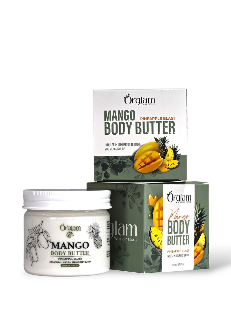 Orglam - Orglam Mango Body Butter-200ml-for premium skin)… - Image 1