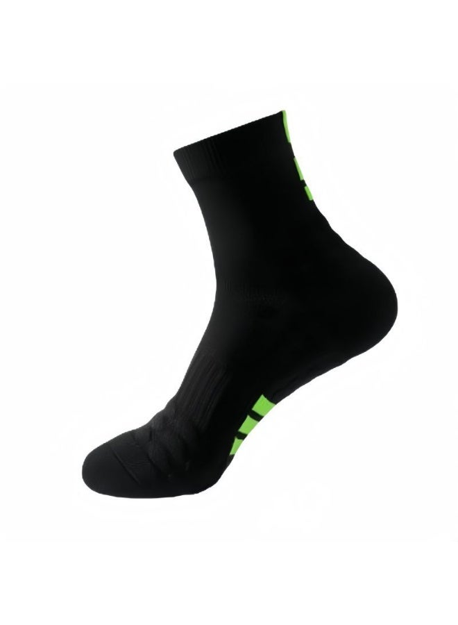 KUYING Fashion Anti Slip Breathable Sports Socks Four Piece Set