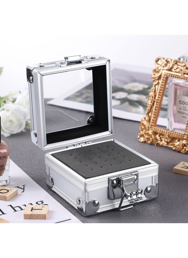 Noverlife Nail Drill Grinding Bit Holder Box, 25 Holes Professional Nail Polish Head Storage Box, Nail Tools Organizers Container, Display Storage Box Rack Manicure Tool For Salon Nail Grinding Head  - Image 3