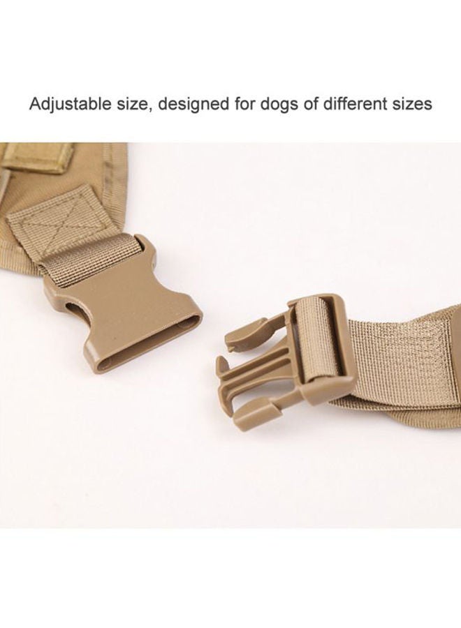 NIBEMINENT Adjustable Nylon Backpack Harness Beige 18x4x12cm - Image 4