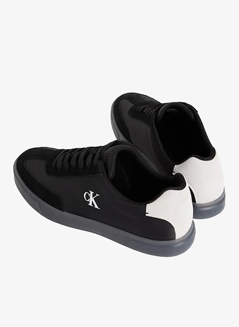 CALVIN KLEIN Black/Bright White Low Profile Cupsole Sneakers for Men | Best Price UAE