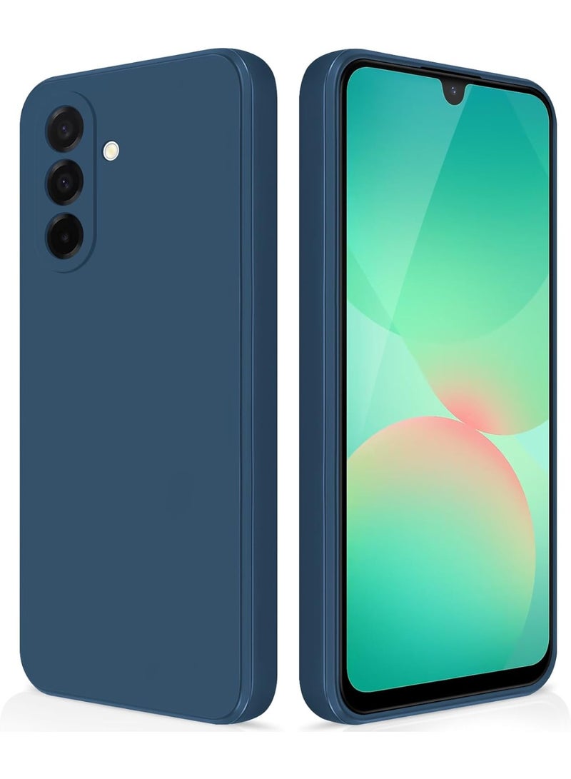 ACLIX Premium Liquid Silicone Case for Samsung Galaxy A56 5G 6.6 inch Slim Fit, Soft Touch with Microfiber Lining & Enhanced Camera Protection - Durable & Anti-Fingerprint | Dark Blue - Image 1