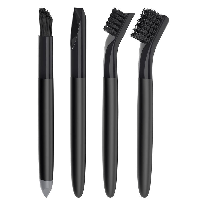 MRSIGA Grout Cleaner Brush Set Detail Cleaning Brush Set for Tile Sink Drain Grout and Edge Crevice Cleaning