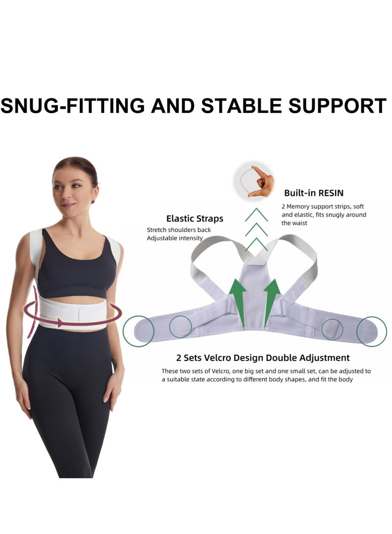 Excefore Posture Corrector for Women and Men, Adjustable Breathable Back Straightener, Clavicle Support, Relax Neck, Shoulder - Image 4