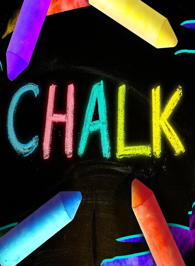 Feifeiya 30 Pcs 6 Color Glow in the Dark Chalk UV Neon Sidewalk Chalk Outdoor Dustless Washable Black light Party Supplies for Birthday Gifts Painting Drawing on Chalkboard Playground - Image 5