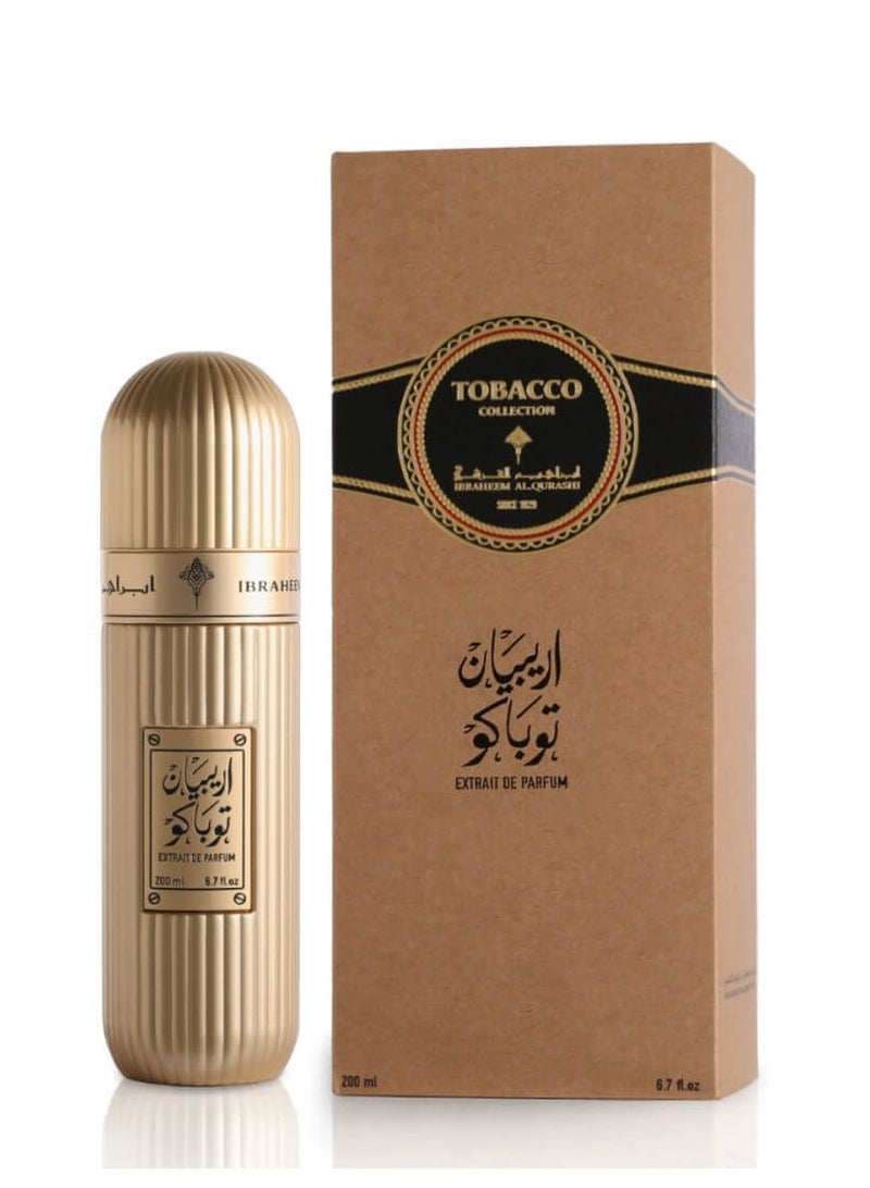 IBRAHEEM AL.QURESHI Arabian Tobacco Perfume – 200ml | Luxurious Oriental Fragrance with Tobacco, Saffron, and Smoked Coffee - Image 2