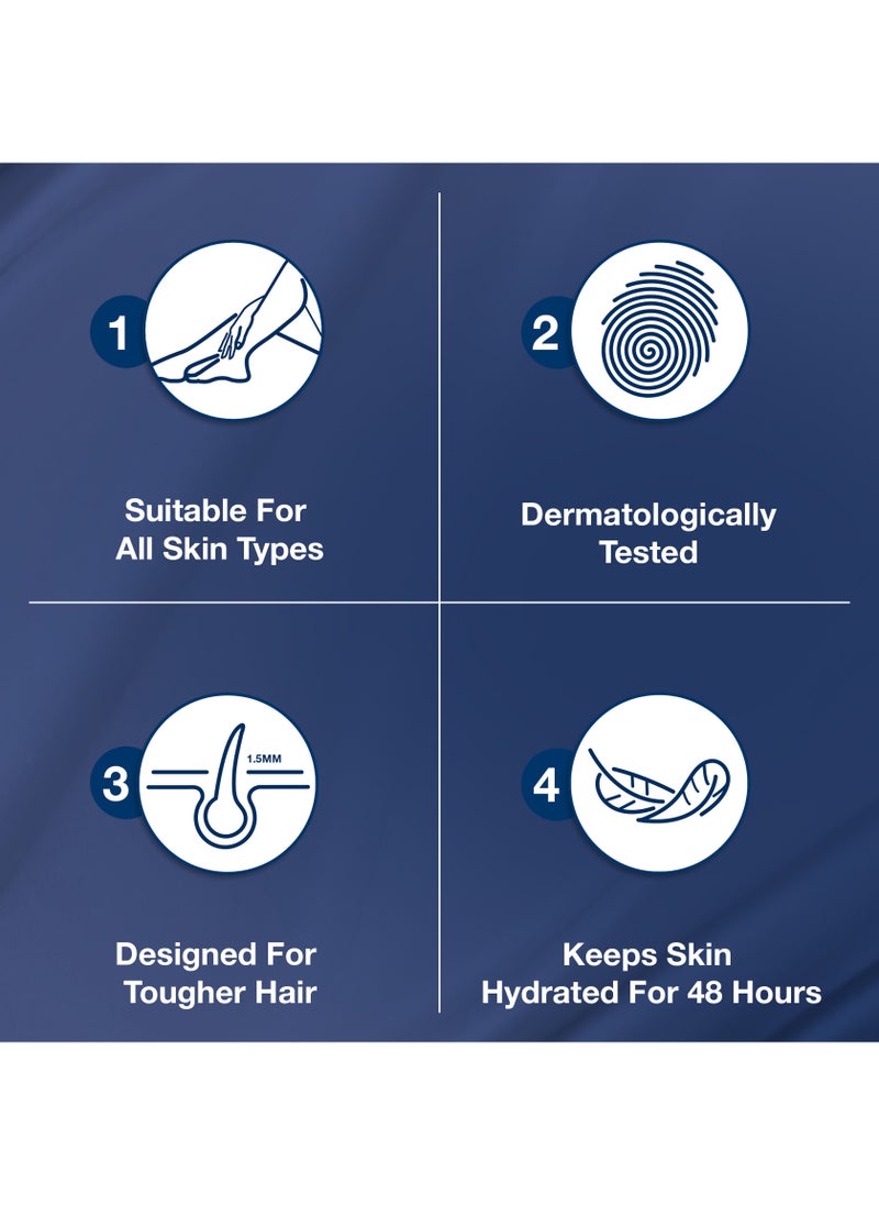 Veet Professional Hair Removal Cream, Legs & Body With Shea Butter Scent - Image 4