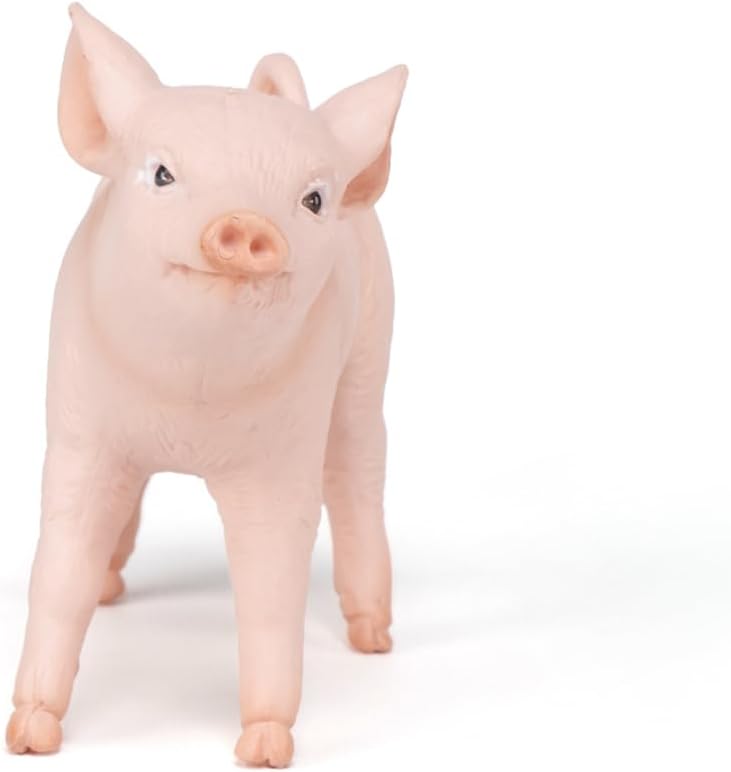 Papo HandPainted Figurine Farmyard Friends Female Piglet 51136 Collectible for Children Suitable for Boys and Girls from 3 Years Old Pink - Image 5