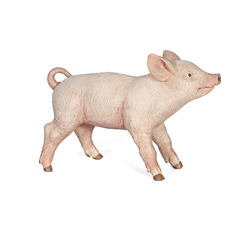 Papo HandPainted Figurine Farmyard Friends Female Piglet 51136 Collectible for Children Suitable for Boys and Girls from 3 Years Old Pink - Image 1