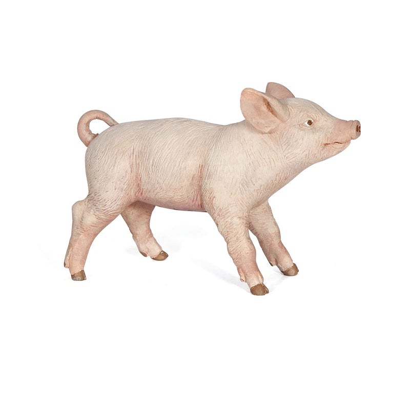 Papo HandPainted Figurine Farmyard Friends Female Piglet 51136 Collectible for Children Suitable for Boys and Girls from 3 Years Old Pink - Image 2