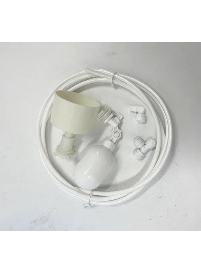 8L Water Dispenser Plastic Jar with Float Valve, RO tank, Leakproof Water Bottle for Home & Office Use | Water Dispenser Pot, Blue, White - Image 3