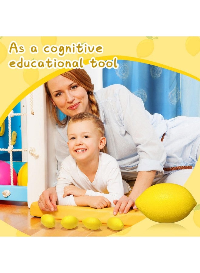 جيريفي 50 قطعة من كرات الليمون لتخفيف التوتر، هدايا حفلات الليمون، كرات الليمون الصغيرة، ليمون صناعي مزيف، ألعاب إسفنجية من البولي يوريثان، هدايا بطابع الليمون، المدرسة، المنزل، الكرنفال - Image 3