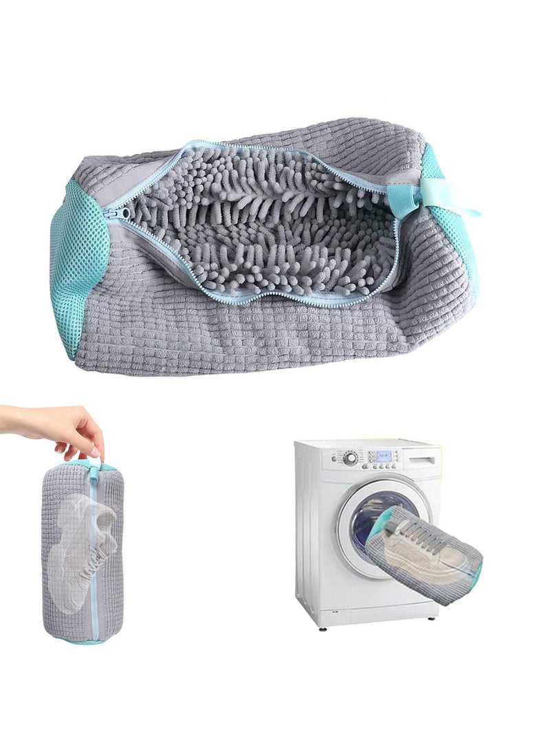 Generic - Shoe Wash Bags, Shoe Bag for Washing Machine, Reusable and Durable Zipper Plush Shoe Laundry Bag, Shoe Cleaner for Shoes, Sneakers, Trainers, Tennis Shoes, Slippers - Image 1