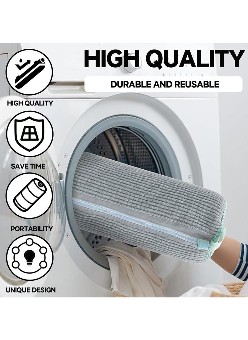 Generic - Shoe Wash Bags, Shoe Bag for Washing Machine, Reusable and Durable Zipper Plush Shoe Laundry Bag, Shoe Cleaner for Shoes, Sneakers, Trainers, Tennis Shoes, Slippers - Image 1
