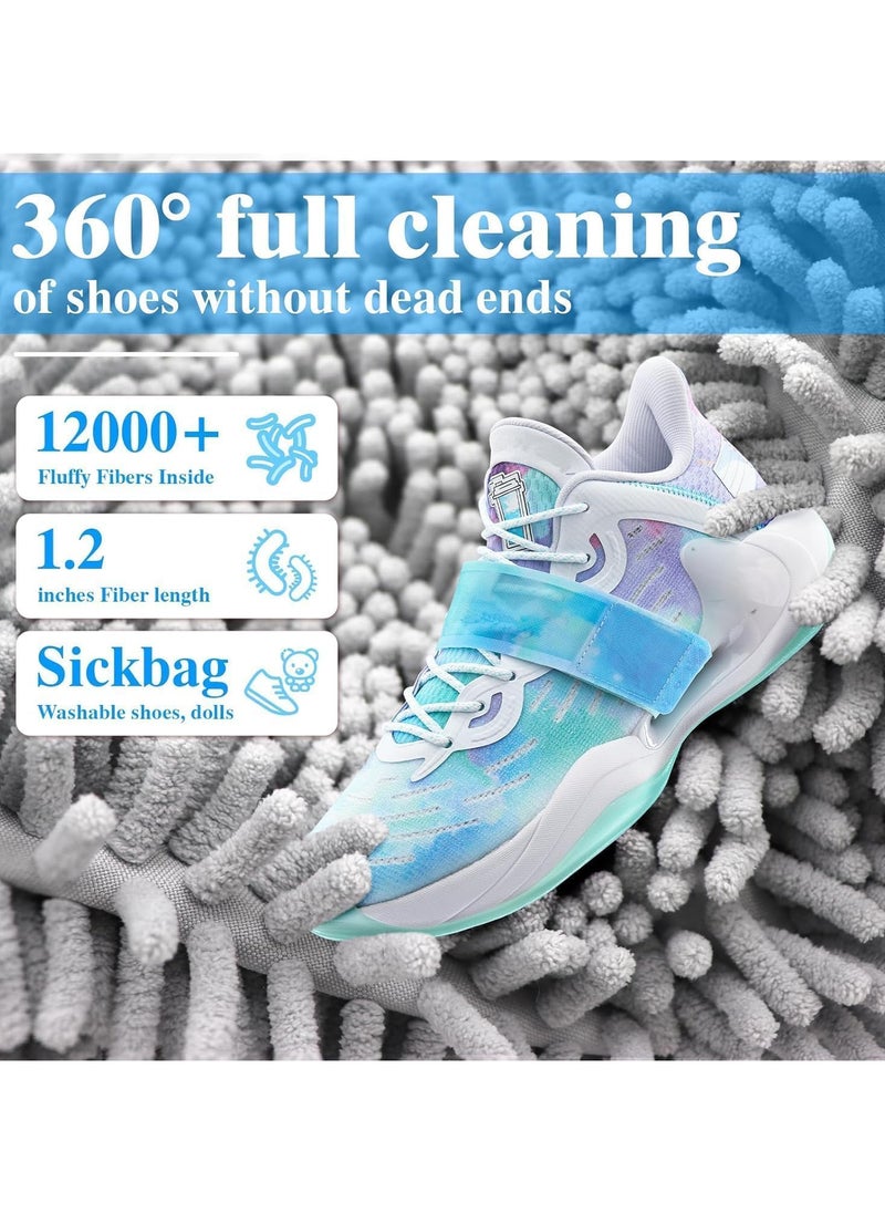 Generic - Shoe Wash Bags, Shoe Bag for Washing Machine, Reusable and Durable Zipper Plush Shoe Laundry Bag, Shoe Cleaner for Shoes, Sneakers, Trainers, Tennis Shoes, Slippers - Image 1
