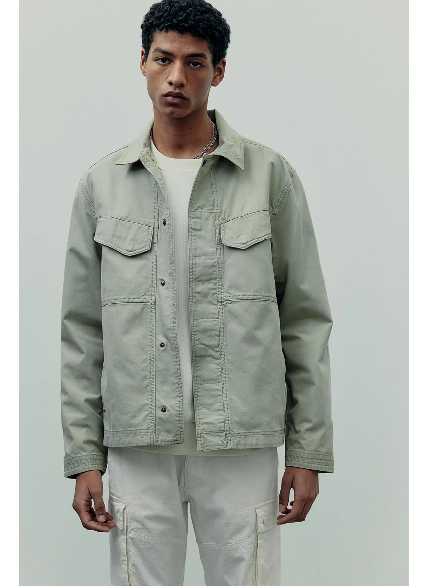 اتش اند ام Regular Fit Canvas Overshirt