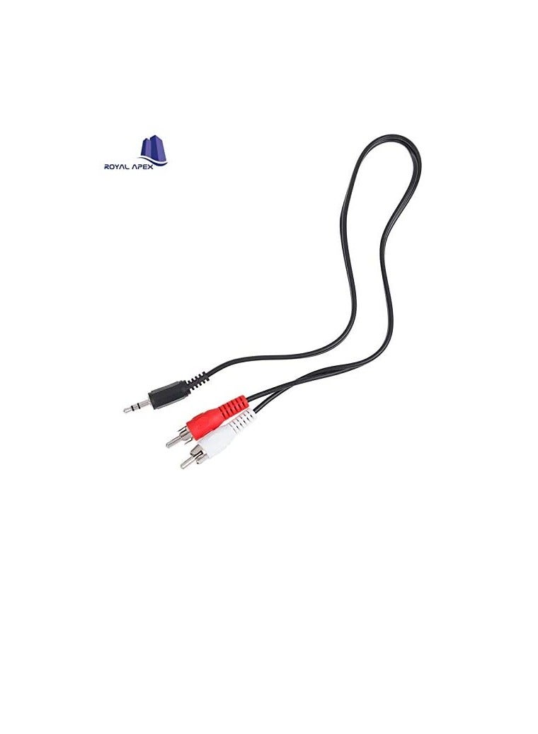 قابس ستريو كابل صوت - Aux قابسان RCA للمسرح المنزلي والكمبيوتر المحمول والتلفزيون TCA ST 23N 3 متر - Image 2