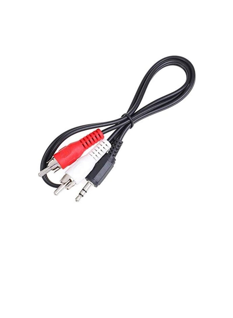 قابس ستريو كابل صوت - Aux قابسان RCA للمسرح المنزلي والكمبيوتر المحمول والتلفزيون TCA ST 23N 3 متر - Image 1