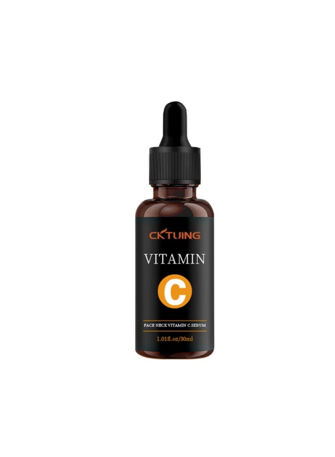 CKTUING Vitamin C Serum for Face & Neck – Brightening & Anti-Aging Serum for Dark Spots, Freckles, Wrinkles, Fine Lines – Hydrating Skin Care, 30ml - Image 2