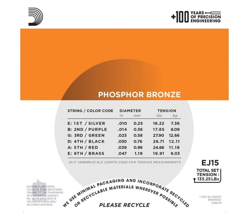 Daddario Set Acstic Phos Bronze X Light - Image 3