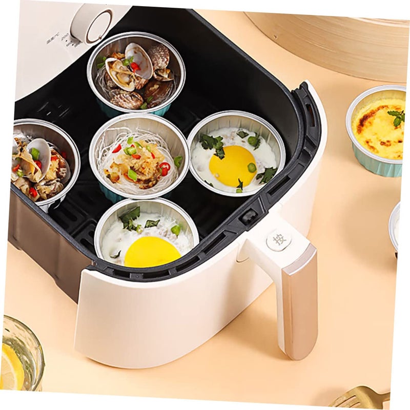 30Pcs Small Tin Foil Cupcake Baking Cups Nonstick Oilproof Mini Molds For Desserts - Image 5
