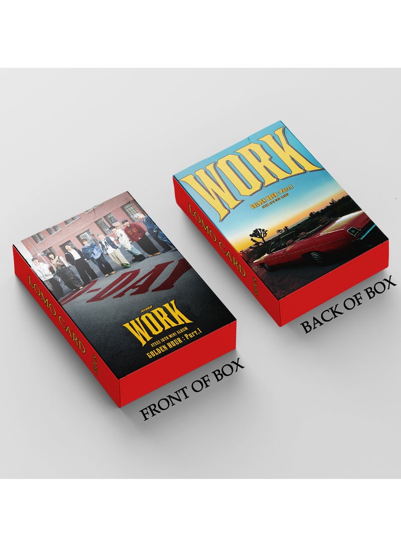 Generic 55 Piece ATEEZ New Album Golden Hour: Part.1 Lomo Card  - Image 4