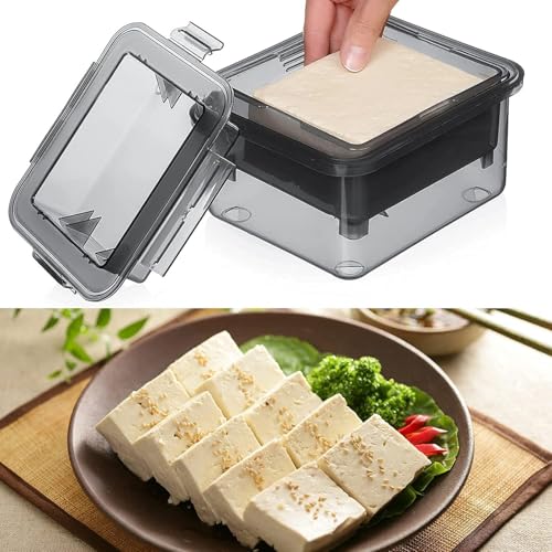 THW® Tofu Press Food Grade Tofu/Paneer Making Tools Homemade Tofu Tools Quick Excessive Water Removal Easy Tofu Drainer Press, Dish Washer Safe can be Used Home and Commercial use - Image 3