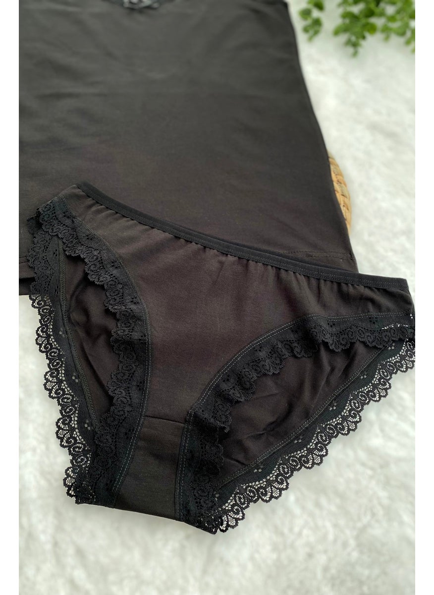 KOTA - Rope Suspender Undershirt Panties Set - Image 1