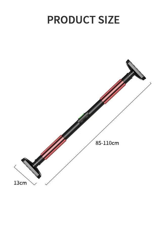 XiuWoo Doorway Pull Up Bar, Home Gym and Indoor Fitness Equipment, Foam Grip Pads, Upper Body Strength Exercise Pullups Chin ups, 85-110cm Doorway Size, 400LBs Max Weight  - Image 4
