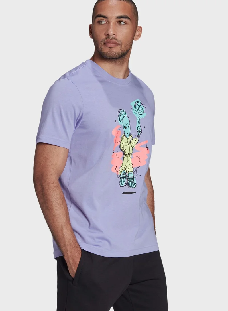 adidas Originals Stoked Alien T-Shirt