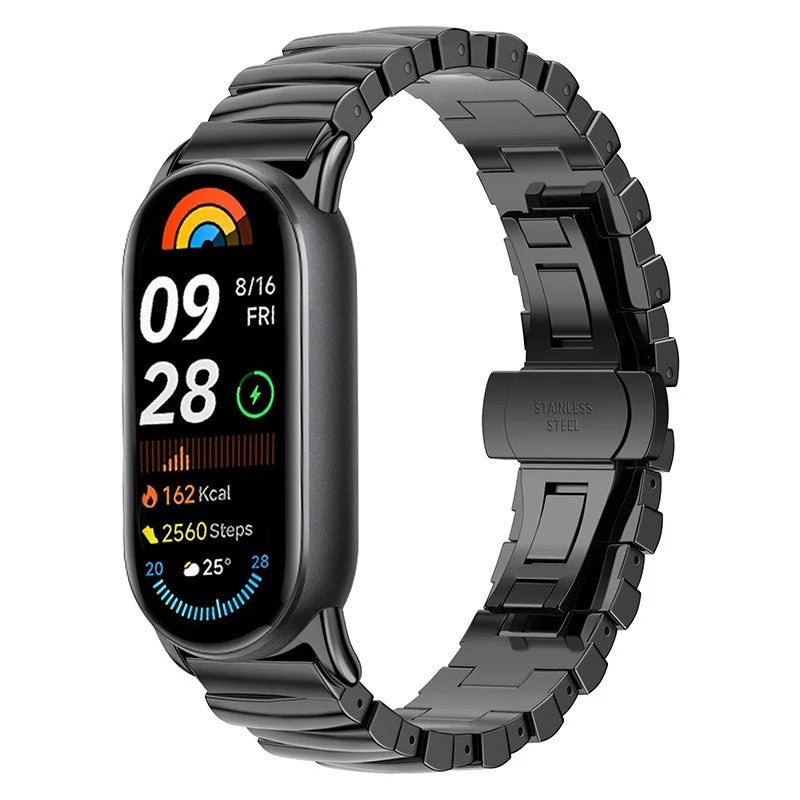 Bluejw Win-Win 14mm Metal Watch Band Replacement Strap for Xiaomi Smart Band 10 9 8 - Image 1