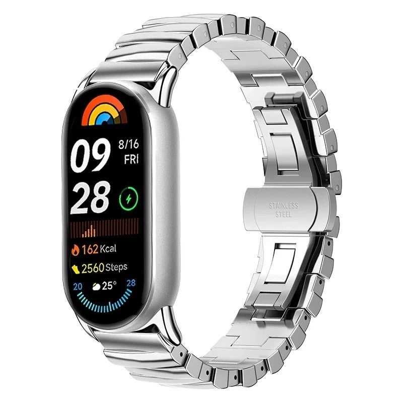 Bluejw Win-Win 14mm Metal Watch Band Replacement Strap for Xiaomi Smart Band 10 9 8 - Image 2