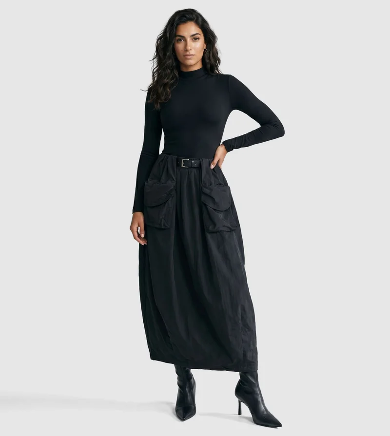 LONG DRESS -BLACK