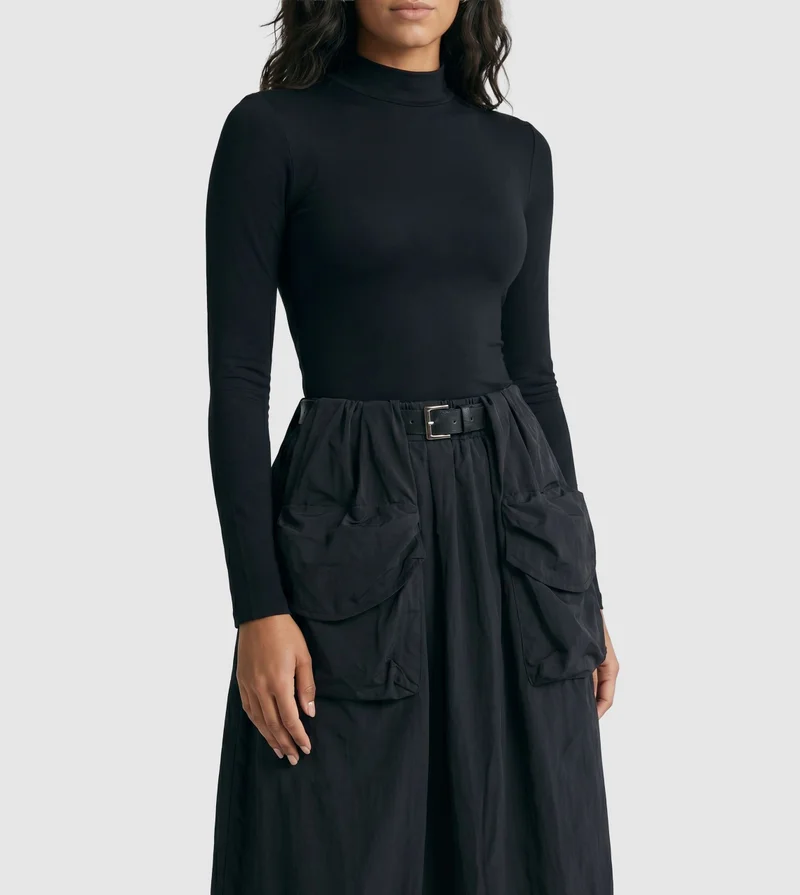 F5  LONG DRESS -BLACK for Women | Best Price UAE