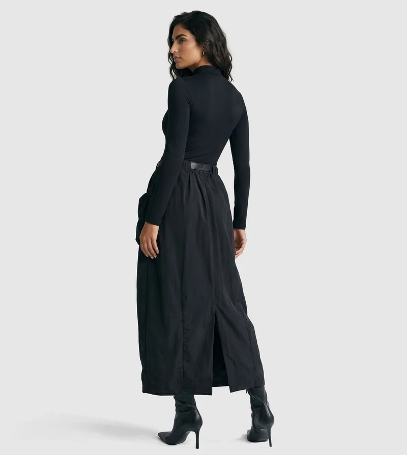 F5  LONG DRESS -BLACK for Women | Best Price UAE