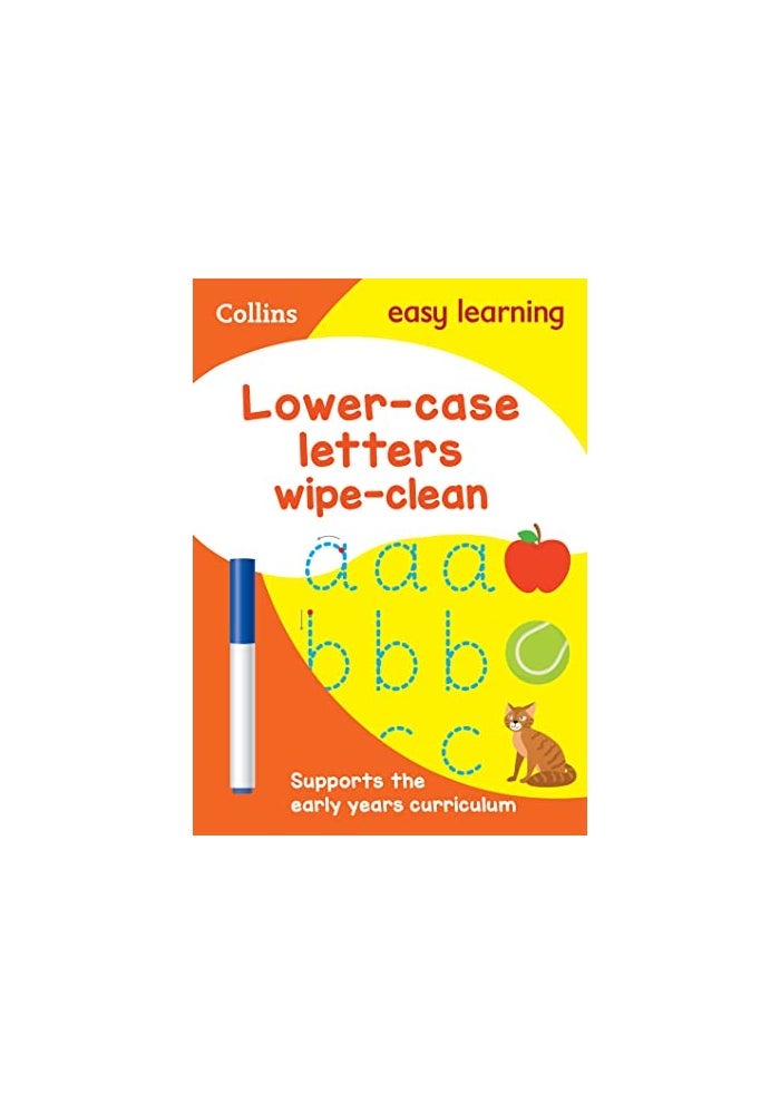 Lower Case Letters Age 3-5 Wipe Clean Activity Book: Ideal for home learning (Collins Easy Learning Preschool) - Image 1