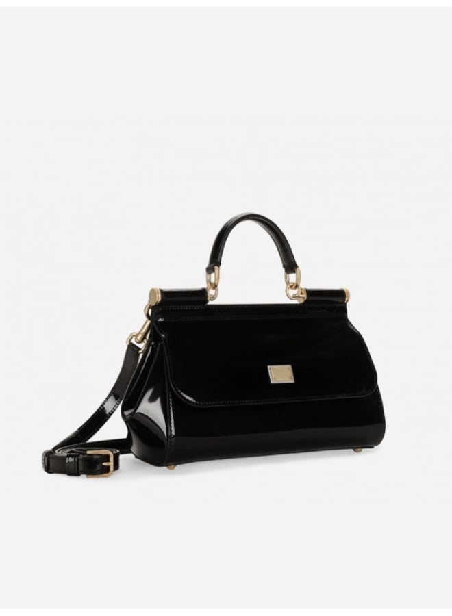 D&G Dolce & Gabbana Mini Top Handle Bag Black, Women's Cross Body Bag, Women's Tote Bag, Women's Hand Bag, Women's Shoulder Bag, Women's Travel Bag, Women's Hobo Bag - Image 3