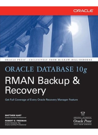 Oracle Database 10g RMAN Backup & Recovery - pzsku/ZCFB44B9D09A65754D079Z/45/_/1705919342/43bec394-de2c-4891-b957-c03d8925c7bf