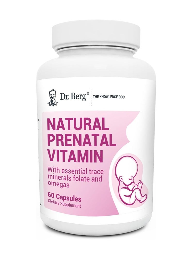 Dr.Berg Natural Prenatal Vitamins for women pregnaral Prenatal Vitamins for women pregnant and Nursing Multivitamin 60 Capsules - Image 2
