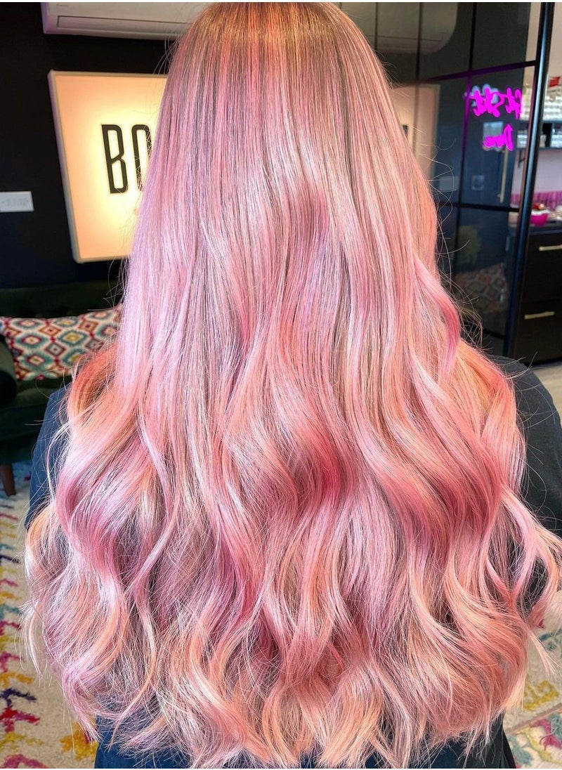 Crazy Color - Crazy Color Metalic Hair Dye - Vegan and Cruelty-Free Semi Permanent Hair Color - Temporary Dye for All Hair Types, #73, Rose Gold 100 ml - Image 1