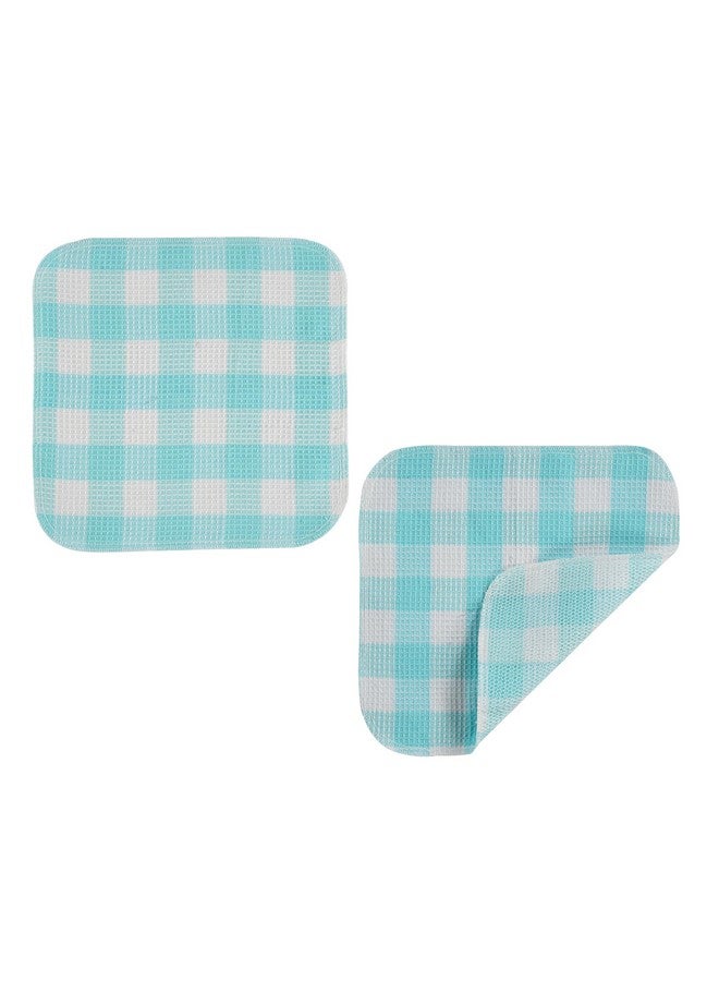 LANE LINEN Lane Linen Kitchen Towels And Dishcloths Sets - 20Pc Kitchen Towel Set, 350 Degree Heat Resistant Oven Mitts & Pot Holder, Reusable Dish Cloths For Washing Dishes, Absorbent Kitchen Hand Towels - Aqua  - Image 5