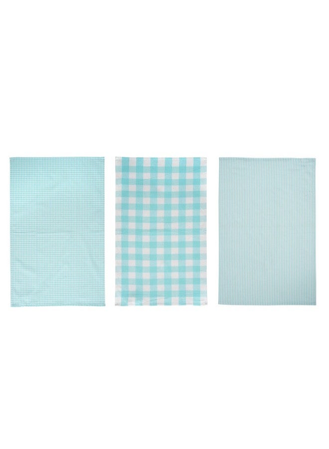 LANE LINEN Lane Linen Kitchen Towels And Dishcloths Sets - 20Pc Kitchen Towel Set, 350 Degree Heat Resistant Oven Mitts & Pot Holder, Reusable Dish Cloths For Washing Dishes, Absorbent Kitchen Hand Towels - Aqua  - Image 3