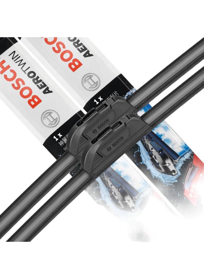 BOSCH شفاطات زجاج أمامي بوش أيروتوين U-Hook 16/16 (جيب رانجلر/04-08 هامر H2/مرسيدس-بنز G500/AMG G63) - Image 2