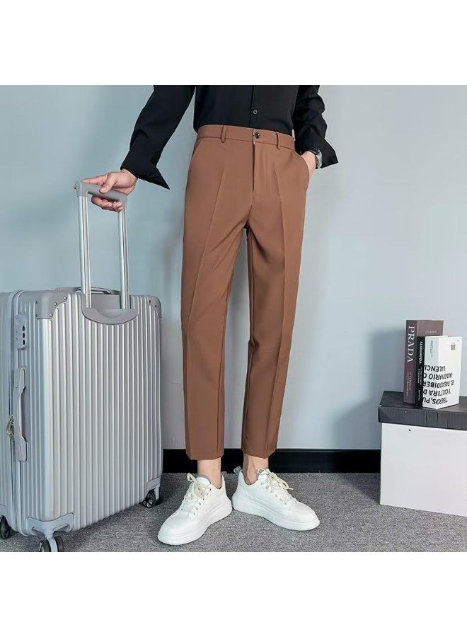 Shougu Men's Fashionable Casual Business Suit Pants 