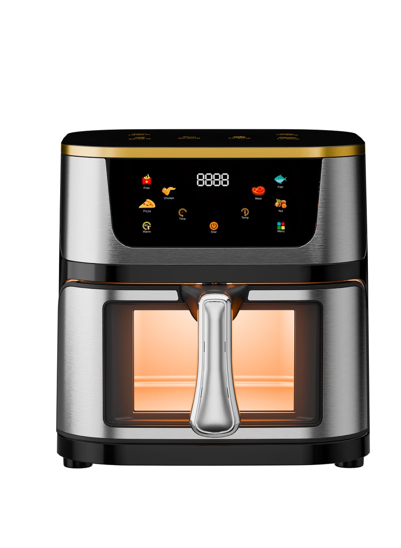 HTH Air Fryer, extra large capacity 12L 2400W,one touch LCD panel - Image 4