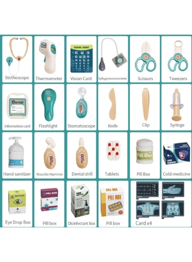 لعبة عربة دكتور للأطفال  26 قطعة - مناسبة من 3 الى 7 سنوات - Image 3