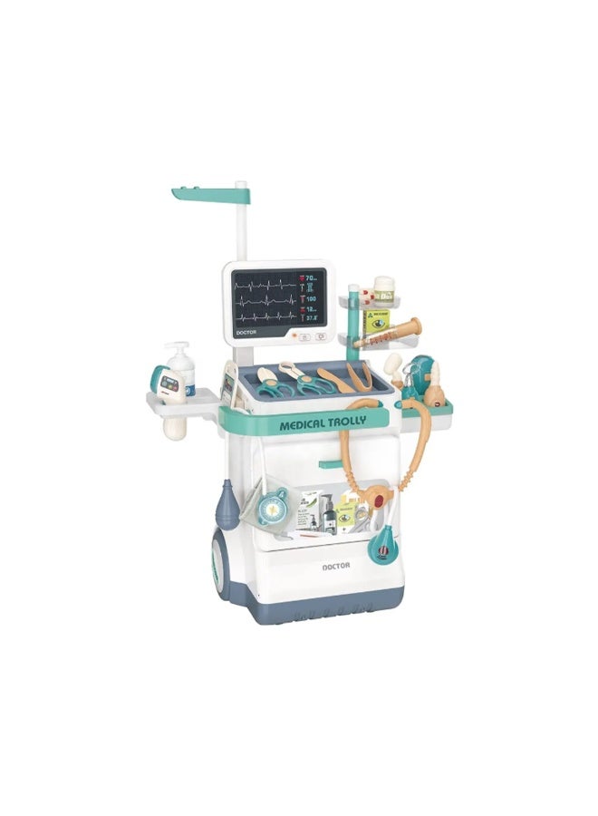 لعبة عربة دكتور للأطفال  26 قطعة - مناسبة من 3 الى 7 سنوات - Image 2