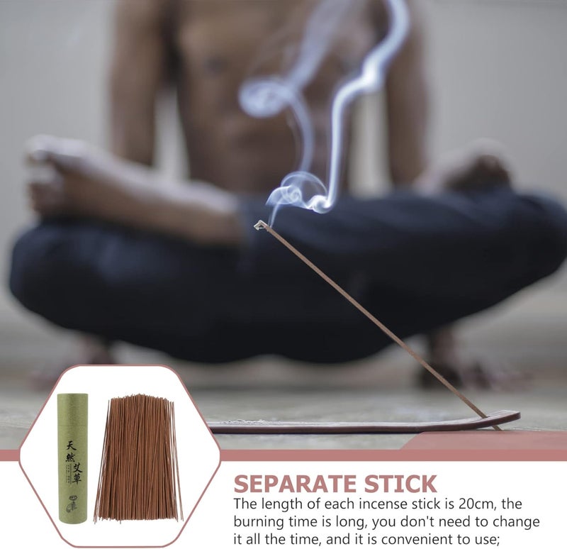 كلاراكو أعواد بخور الشيح من كلاركوا، بخور العلاج العطري: روائح البخور، أعواد بخور ملفوفة يدويًا للتأمل والاسترخاء والتطهير الروحي - Image 5